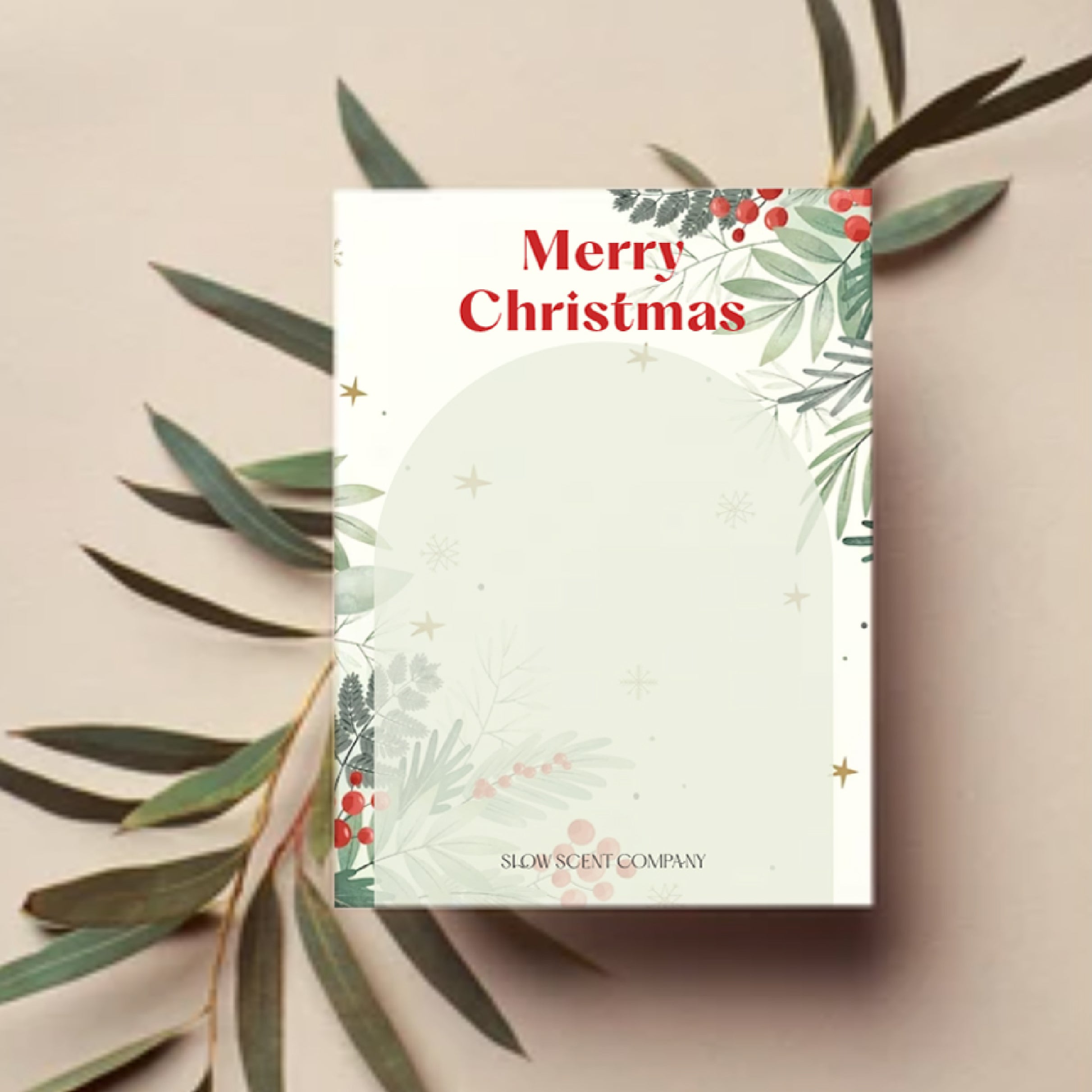 Merry Christmas Greeting Card